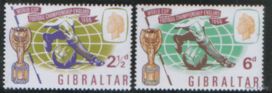 ГИБР. М. 177/78. 1966. Кубок мира по футболу в Англии. чист.