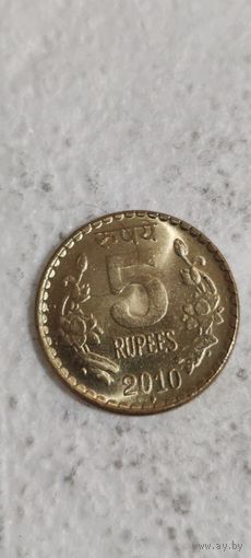 Индия 5 рупе 2010