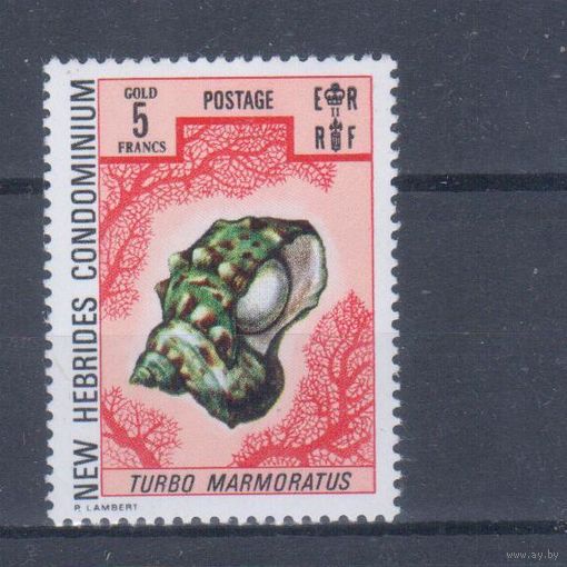 [2205] Новые Гебриды 1972. Фауна.Раковины. КОНЦОВКА СЕРИИ. MNH. Кат.15 е.