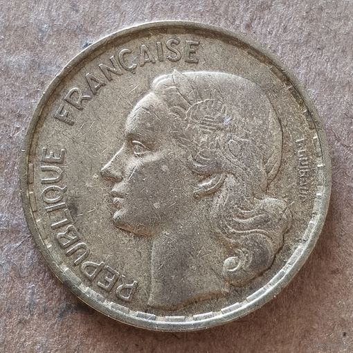 Франция 50 франков, 1953 г., без отметки мд., КМ# 918