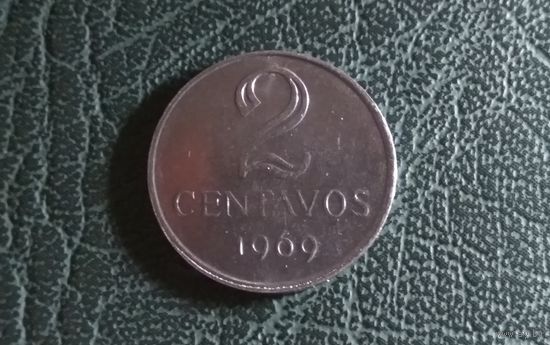 2 сентаво 1969. Бразилия. В качестве AU!