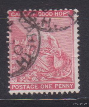 Мыс Доброй Надежды Британские колонии Аллегория Сидящая Надежда предположительно 1871 или1882 год ? лот 1