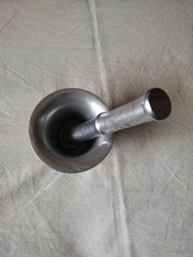 Ступа, ступка с пестиком, СССР, алюминий. См. описание.