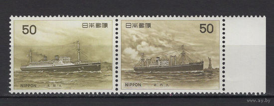 Япония /Nippon 1976** История мореплавания Корабли Mi#1288-1289