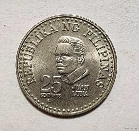 Филиппины 25 сентимо, 1980