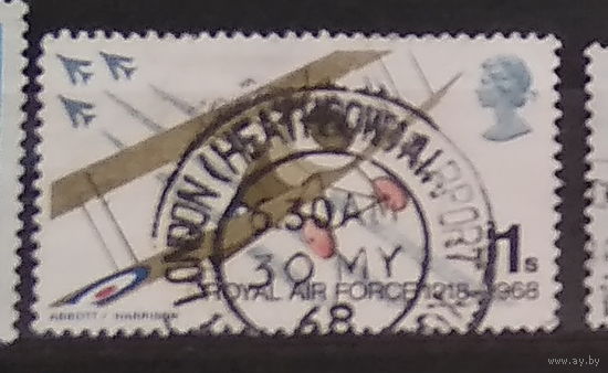 Авиация Самолеты Великобритания  1968 год  лот 12