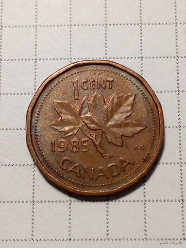 1 цент Канада 1985 год
