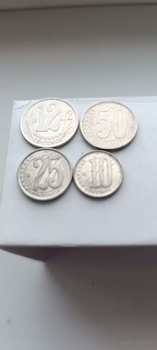 Сборный лот Венесуэла. Лот состоит из 4-х монет.