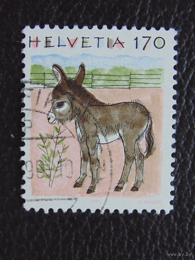 Швейцария 1995 г. Фауна.