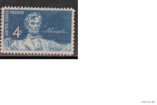 США-1959, (Мих.746) , гаш., Линкольн