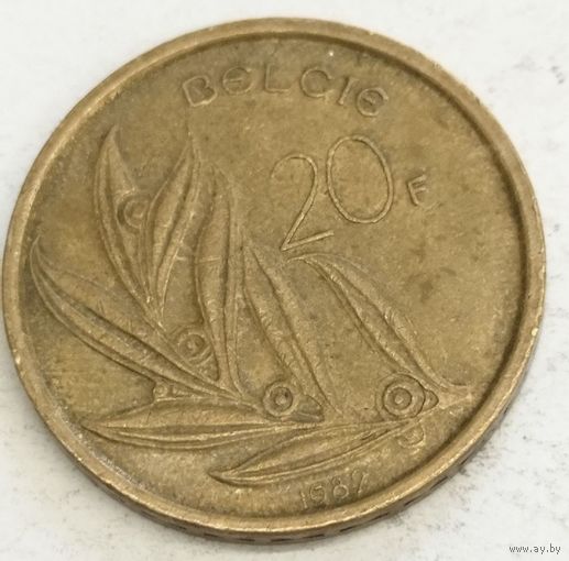 Бельгия 20 франков 1982