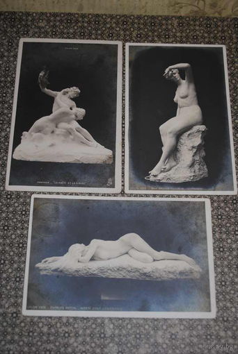 Сборная серия старинных открыток, по теме: "Paris-Salon-Serie/1903-1905/гг." - моя коллекция до 1917 года - антикварная редкость - цена за всё, что на фото, по отдельности пока не продаю-!
