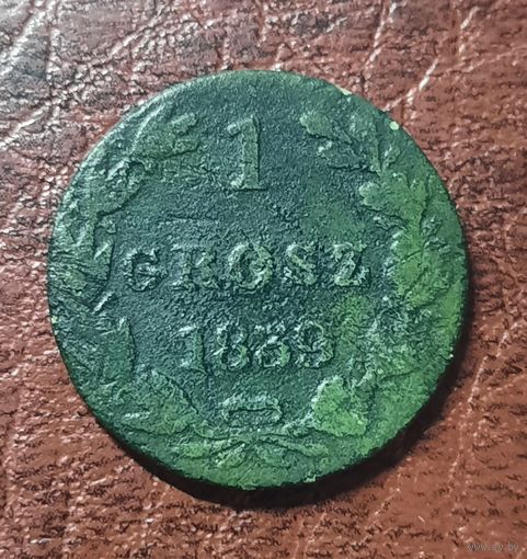 1 грош 1839 MW