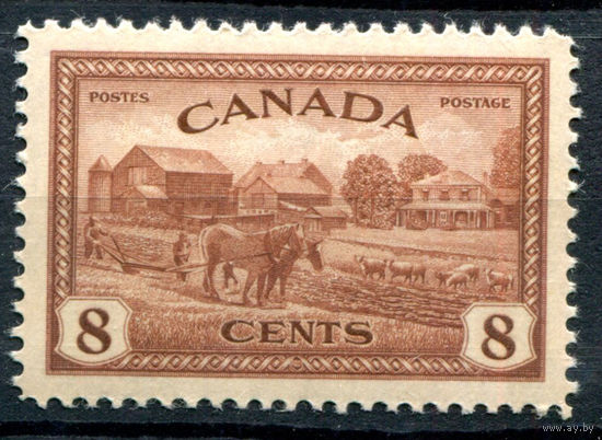 Британские колонии - Канада - 1946г. - ландшафты, виды, 8 с - 1 марка - MNH [Mi 235]. #3-WB-100-A-1