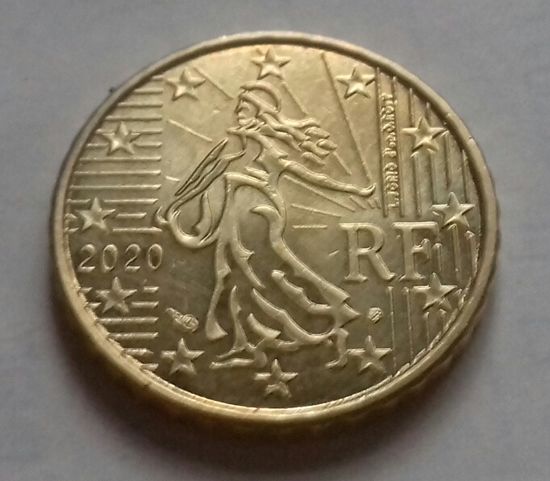 10 евроцентов, Франция 2020 г., АU