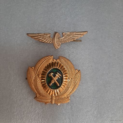 Кокарда МПС/ЖД СССР, обр. 1979 г., комплект на фуражку #2