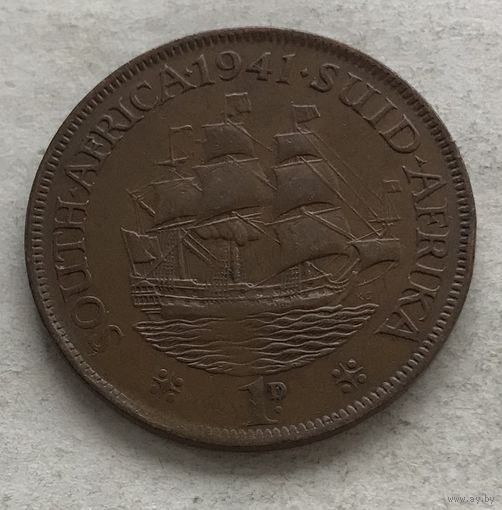 ЮАР 1 пенни 1941 Георг VI
