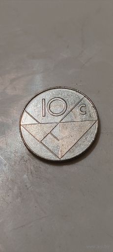 Аруба 10 цент 2000