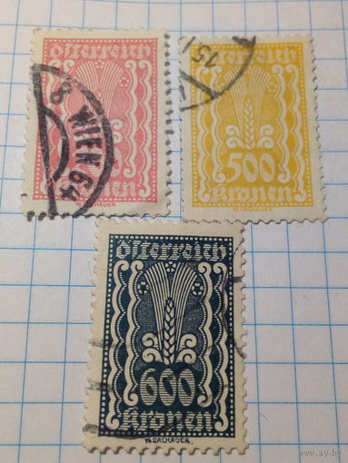 Марка Австрия 1922 год