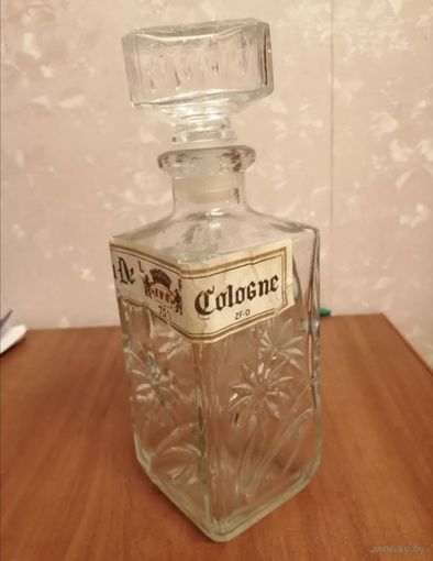 Флакон от одеколона. Рэтро