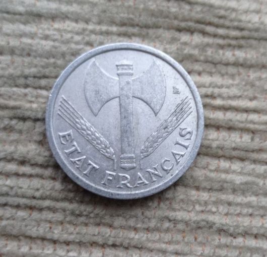 Werty71 Франция 1 франк 1943 Тамагавк