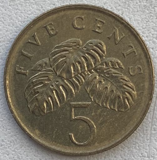 Сингапур 5 центов 2005 г.
