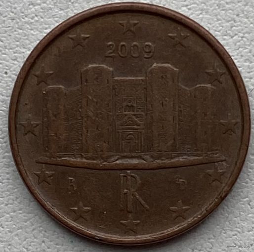 Италия 1 евроцент 2009 г.