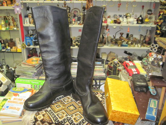 Сапоги хромовые 43 размера.