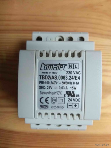 Блок питания Comatec TBD2/AS.0063.24 24В на DIN-рейку
