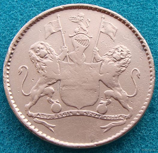 Остров Святой Елены. 1/2 пенни 1821 года  KM#A4
