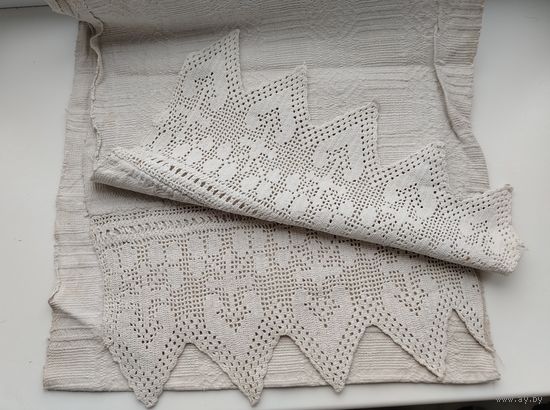 Рушник с кружевом.  Р04.