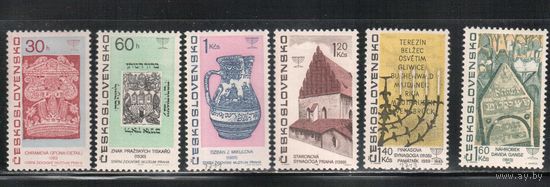 Чехословакия-1967,(Мих.1709-1714)  **  , Культура (полная серия)