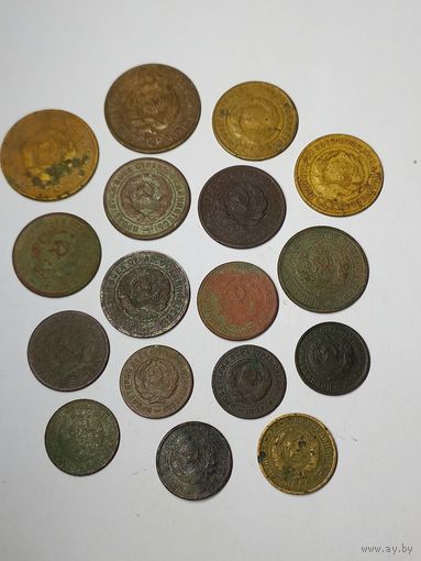 Монеты СССР до 1933 г. С рубля, без м.ц. См. др. мои лоты