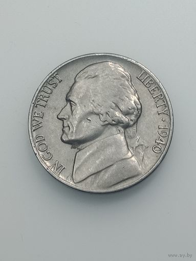 США 5 центов 1940 года .