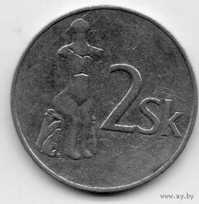 2 кроны  1993 Словакия