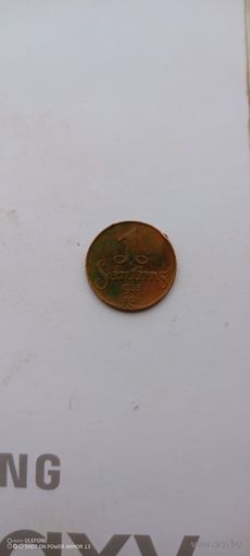 Латвия 1 сантим 1935г