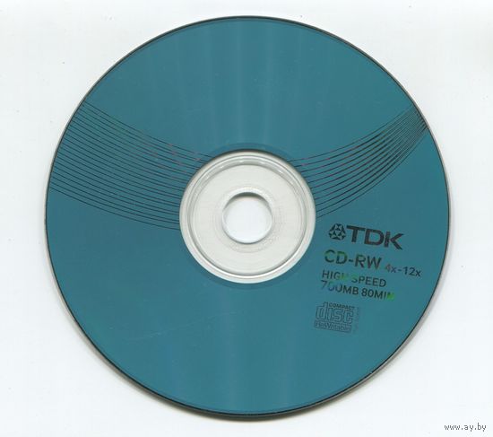 Компакт-диск CD-RW 700Mb (TDK)