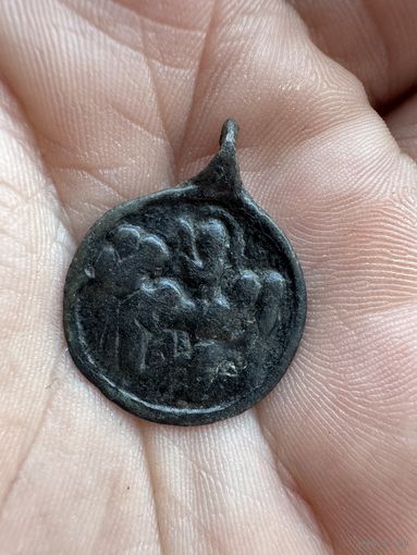 Иконка Образок старинная УСПЕНИЕ БОГОРОДИЦЫ