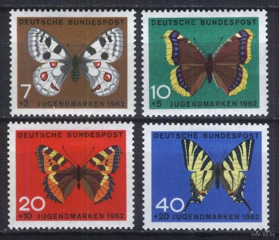 ГЕРМАНИЯ, ФРГ - 1962 [Mi. 376-379]*  чистая МН (DE03)