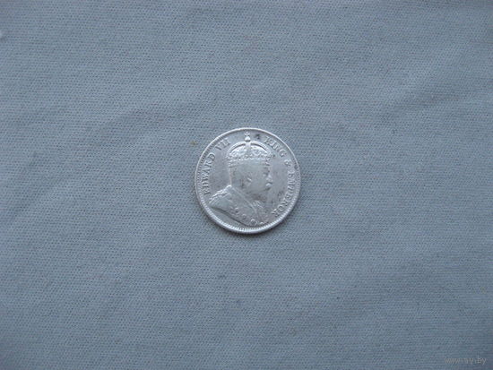 Гонконг 10 центов 1904 год  Эдуард VII от 1 рубля без минимальной цены