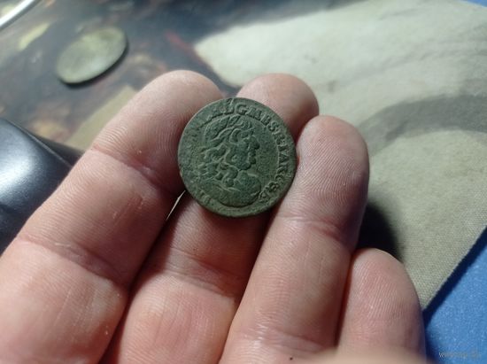 6 грошей 1684 г. Пруссия Фридрих Вильгельм нечастый год