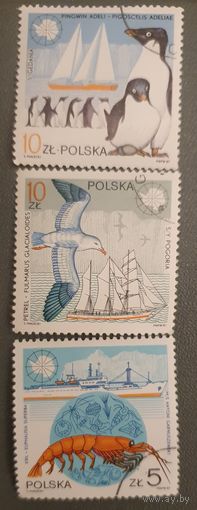 Польша морские жители 3шт