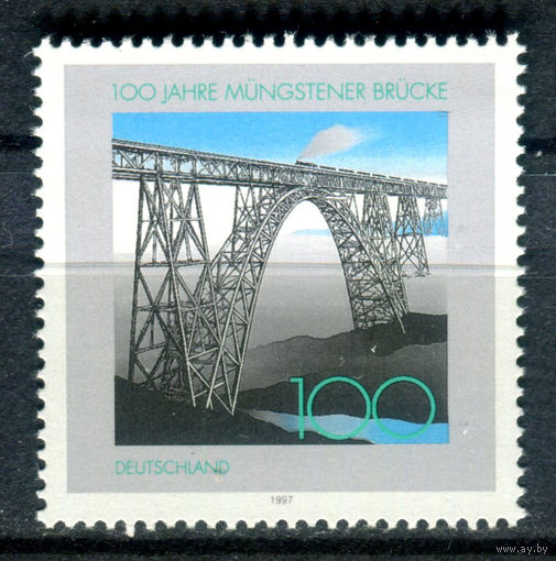 Германия - 1997г. - 100 лет Мюнгстенскому мосту - полная серия, MNH [Mi 1931] - 1 марка