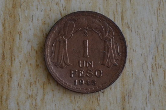 Чили 1 песо 1945