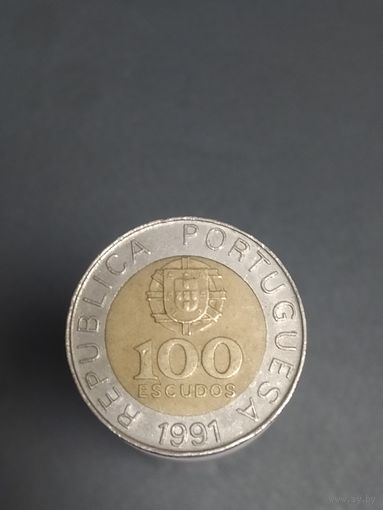 100 эскудо Португалия 1991 года лот 40