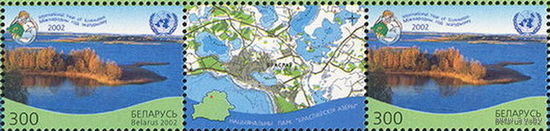 Беларусь 2002  Год экотуризма (м.+куп.+м)