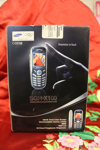 КОРОБКА В ЛЮКСЕ ОТ ЛЕГЕНДЫ НУЛЕВЫХ-SAMSUNG X-100 SILVER