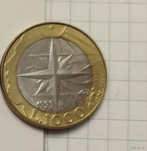 Сан-Марино 1000 лир, 1999