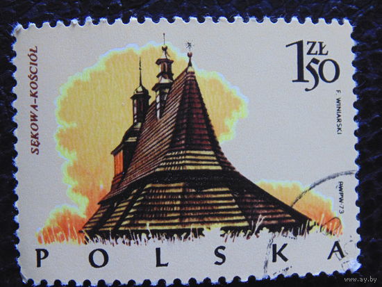 Польша 1973г. Архитектура.