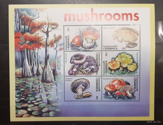 Доминика. Флора. Грибы. Блок (1024)